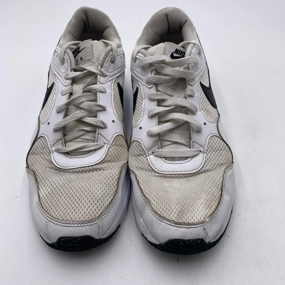 Nike Air Max SC White Black‎ Shoes Men's Size 12 CW4555 102 Cleaned See Pics